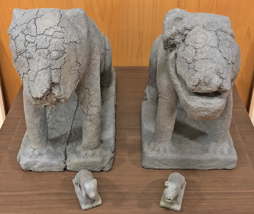 七ツ石神社の狛犬レプリカ - 株式会社 トリアド工房 - 文化財の