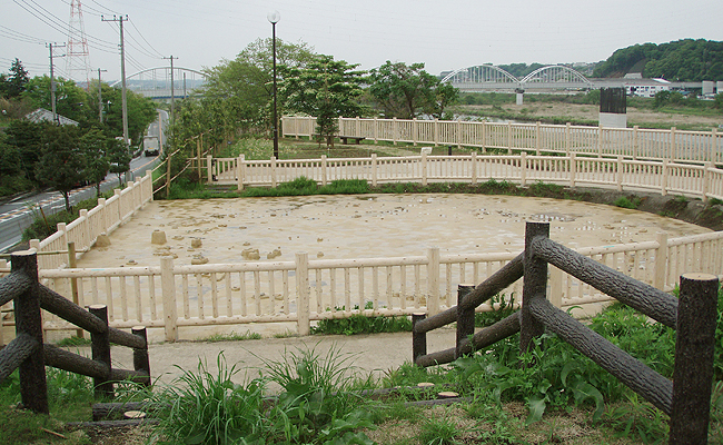 史跡田名向原（たなむかいはら）遺跡公園　史跡遺構等再現工事